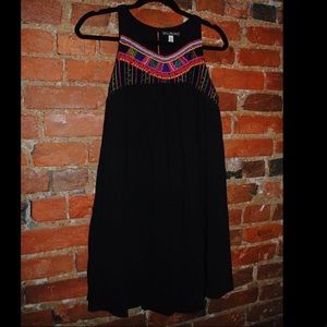 Billabong Beaded Black Shift Dress